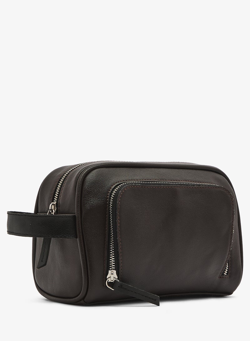 Robert Wood Spacious Storage Wash Bag - Image 3